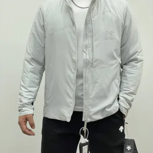 High Quality Reps Archaeopteryx Jacket Brown Cotton Microfiber Fleece Mesh Three-Proof Fabric