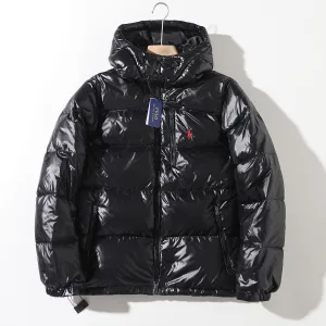 Super Clone AAA Ralph Lauren Jacket Red Down Patent Leather Winter