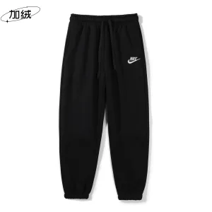Super Clone Nike Sweatpants Red Fleece Fabric Autumn Winter And