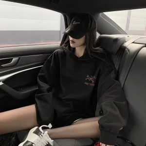 Reps Luxury Archaeopteryx Hoodie Red Double-Sided Fabric Winter