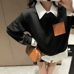 Aaa Designer Loewe Leather Hoodie