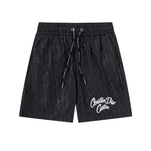 AAA Reps Dior Shorts Red Polyester Fiber Quick-Drying Summer Side Pockets