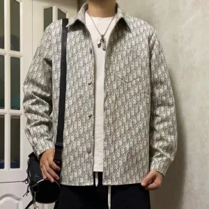 Luxury AAA Dior Jacket Red Cotton Pure Jacquard Denim