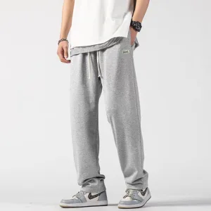 Super Clone Lacoste Sweatpants Red Plain Weave Autumn