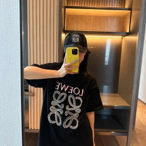 High Quality Aaa Loewe Jacquard Short Sleeves For Summer