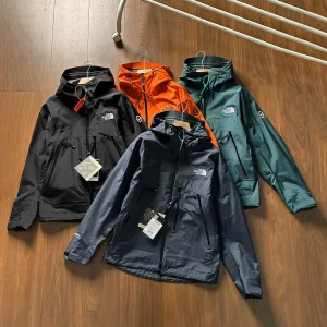 Super Clone Luxury The North Face Down Jacket Red Gore-Tex Adjustable Drawstring Professional Outdoor Embroidery