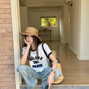 High Quality Designer Celine Short Sleeves