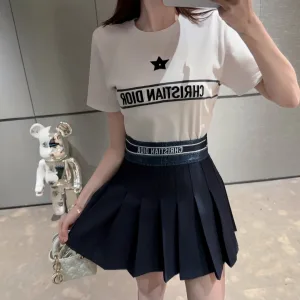 Luxury Dior Pleated Skirt