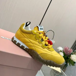 Aaa Miu Miu Canvas Sneakers For Spring