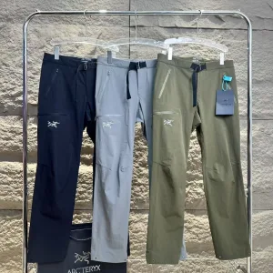 AAA Designer Archaeopteryx Trousers Red Unrestricted Movement Quick-Drying Summer Zippered Pocket