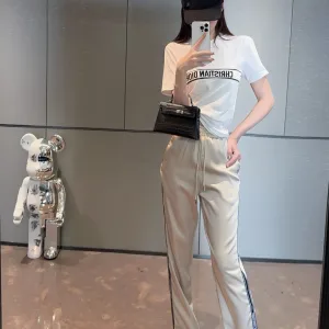 Aaa Designer Dior Acetate Casual Pants