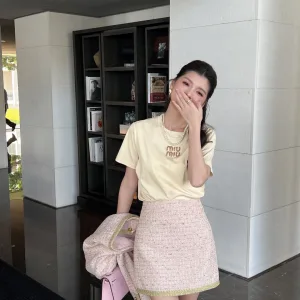 Aaa Miu Miu Short-Sleeved T-Shirts