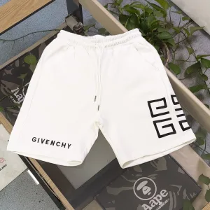 High Quality Givenchy Shorts Red Adjustable Drawstring Easy To Match Street Style