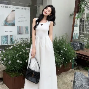 High Quality Aaa Prada Leather Sleeveless