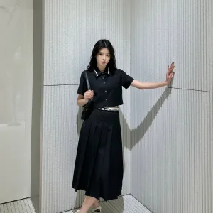 Luxury Aaa Miu Miu Short-Sleeved Shirt