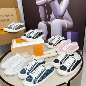 1:1 Designer Louis Vuitton Canvas Canvas Shoes For Spring