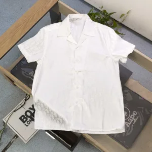 Luxury Dior Short-Sleeved Shirt Ash