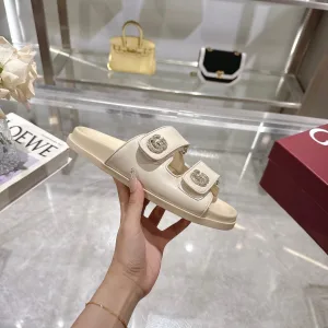High Quality 1:1 Gucci Canvas Sandals