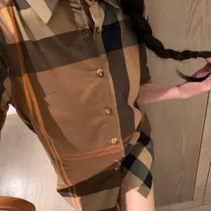 Designer Aaa Burberry Plaid Shirts