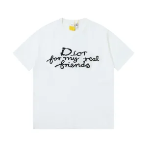 Aaa Dior Breathable Fabric Short-Sleeved T-Shirt