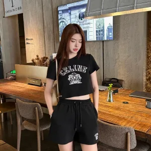 High Quality 1:1 Celine Short-Sleeved Shirts