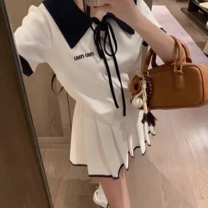 Luxury 1:1 Miu Miu Short-Sleeved Tops