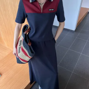 High Quality Miu Miu Short-Sleeved Shirt