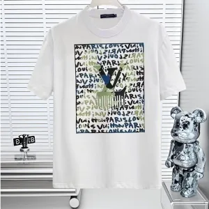 Aaa Louis Vuitton Cotton Short-Sleeved T-Shirt