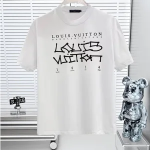High Quality 1:1 Louis Vuitton Cotton Short-Sleeved T-Shirt