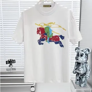 Aaa High Quality Burberry Cotton Short-Sleeved T-Shirt