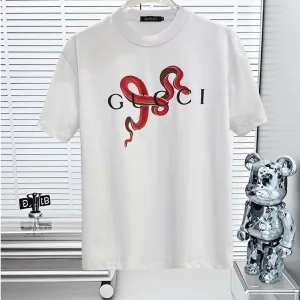 Luxury Aaa Gucci Cotton Short-Sleeved T-Shirt