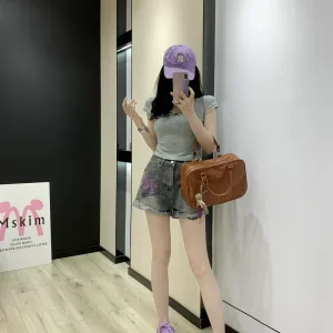 Luxury Chrome Hearts Denim Shorts