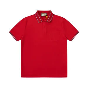 High Quality Designer Gucci Cotton Polo Shirt For Spring