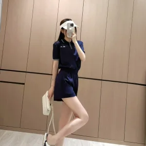 Designer Miu Miu Cotton Short-Sleeved Shirts