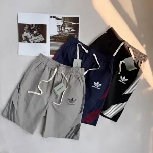 High Quality Super Clone Balenciaga Shorts Blue Water-Repellent Fabric Summer