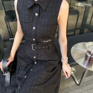 Luxury Designer Dior Cotton Sleeveless