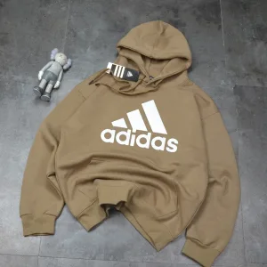 Super Clone Adidas Hoodie Yellow Cotton Double-Sided Autumn