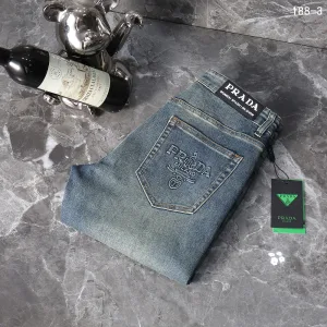 Luxury High Quality Prada Denim Jeans For Autumn