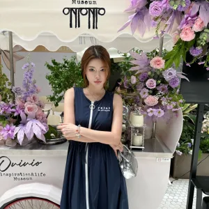 Aaa Prada Nylon Sleeveless Dress