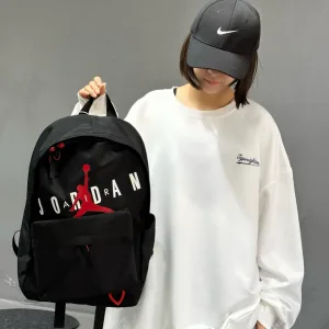 Reps Nike Backpack Red Zippered Pocket