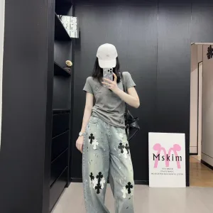 1:1 Chrome Hearts Short-Sleeved T-Shirts