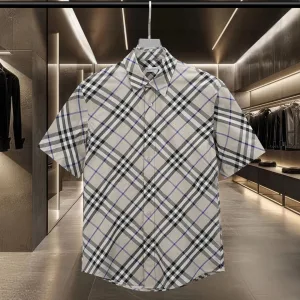 Aaa Burberry Cotton Short-Sleeved Shirt