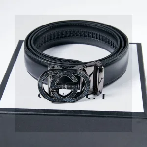 Reps AAA Gucci Belt Ash Male Genuine Leather Top-Grain Cowhide