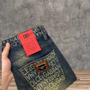 AAA Dolce & Gabbana Jeans Red Cotton Denim Spring Summer