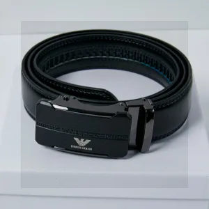 Super Clone Armani Belt Red Top-Grain Cowhide