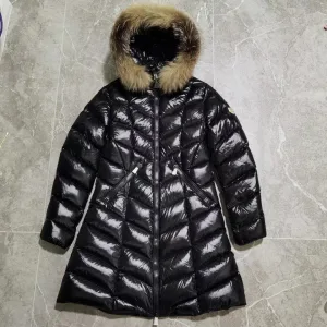 Reps Monk Down Jacket Red Goose Duck Nylon Fabric