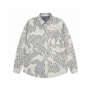 AAA Dior Shirts Ash Denim
