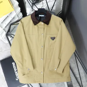 High Quality Prada Outerwear Color Stylish And Simple