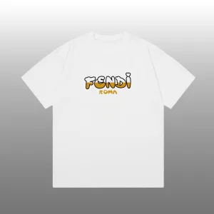 Designer Fendi Short-Sleeved T-Shirt