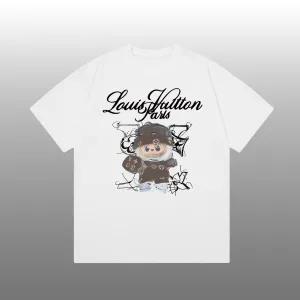 Designer Louis Vuitton Short-Sleeved T-Shirt